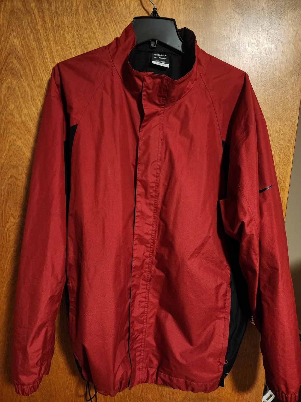Vintage Nike Storm FIT Men's Red Windbreaker Jacket - Lightweight Outdoor Coat